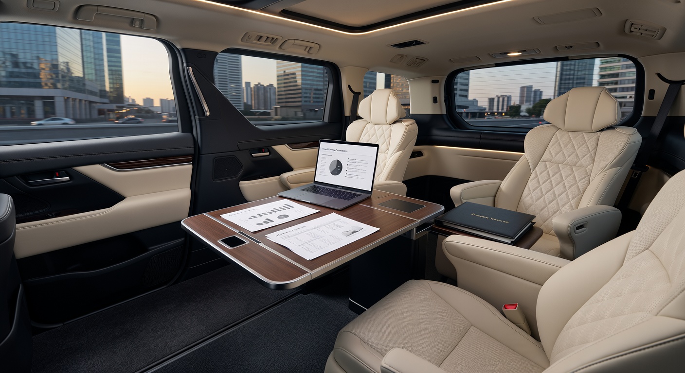 Toyota Vellfire 商務車廂 — 適合企業會議及考察